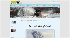 Desktop Screenshot of gmi.no